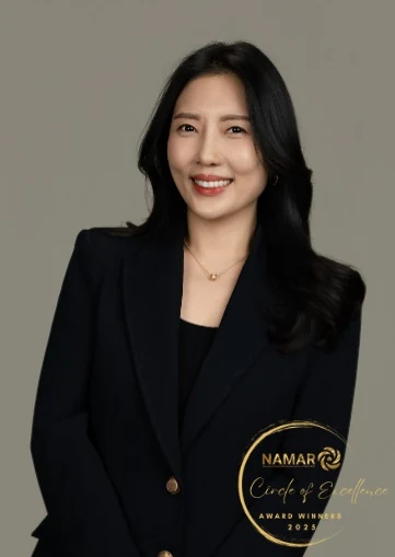 김혜민 리얼터, NAMAR Circle of Excellence 2025 수상 / Realtor Hyemin Kim, NAMAR Circle of Excellence Award Winner 2025